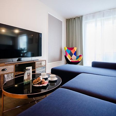 Ferienwohnung Kazimierz Penthouse with private terrace Krakau Exterior foto