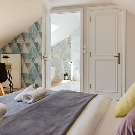 Ferienwohnung Kazimierz Penthouse with private terrace Krakau Exterior foto