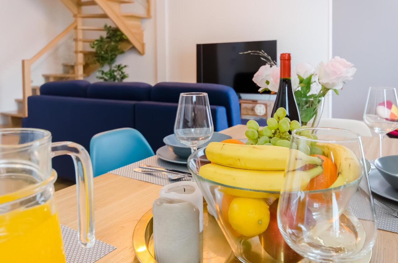 Ferienwohnung Kazimierz Penthouse with private terrace Krakau Exterior foto